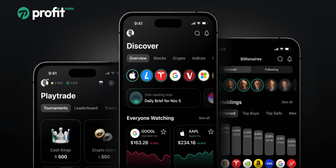 Profit.com Launches All-in-One App for Smarter Investing