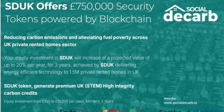 Social Decarb UK Launches STO to Revolutionize UK Carbon Reductions